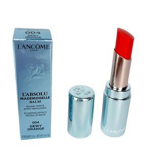 NEW LANCOME L'Absolu Mademoiselle Tinted Lip Balm 004 DEWY ORANGE Discontinued